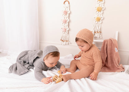 Mini Label Pointelle Knit Footie