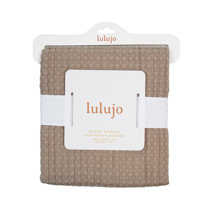 Lulujo Waffle Blanket - Sand