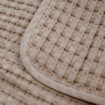 Lulujo Waffle Blanket - Sand