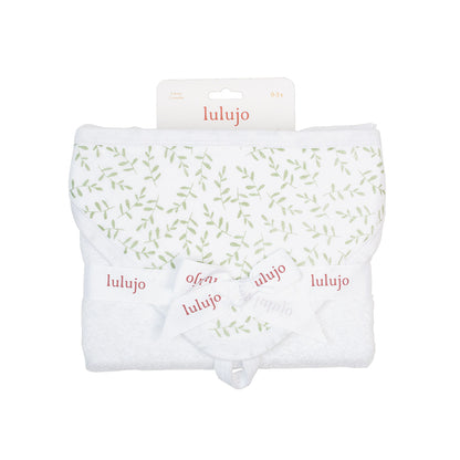 Lulujo Hooded Towel - Greenery