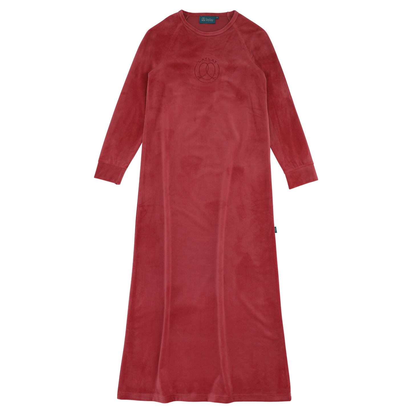 LayLay Logo Ribbed Velour Nightgown