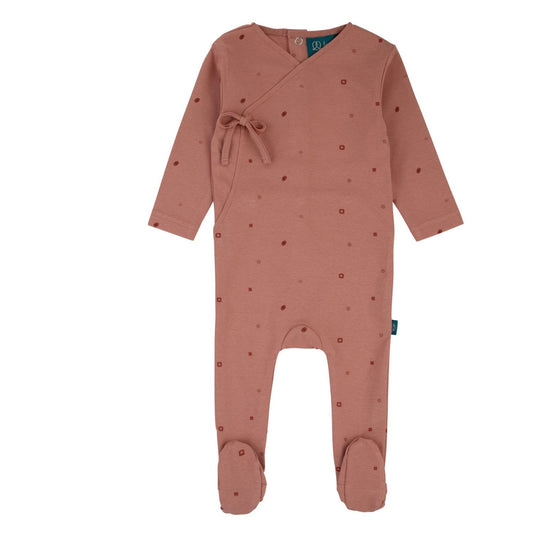 LayLay Patchwork Print Footie (girl)