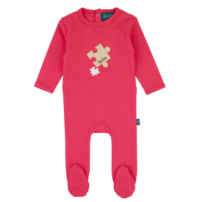 LayLay Puzzle Piece Footie (girl)