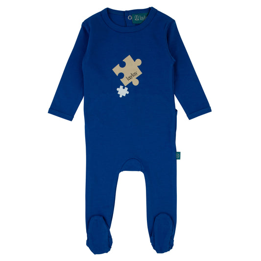 LayLay Puzzle Piece Footie