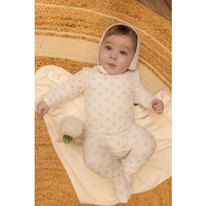Bondoux Leaf Girl Footie & Hat