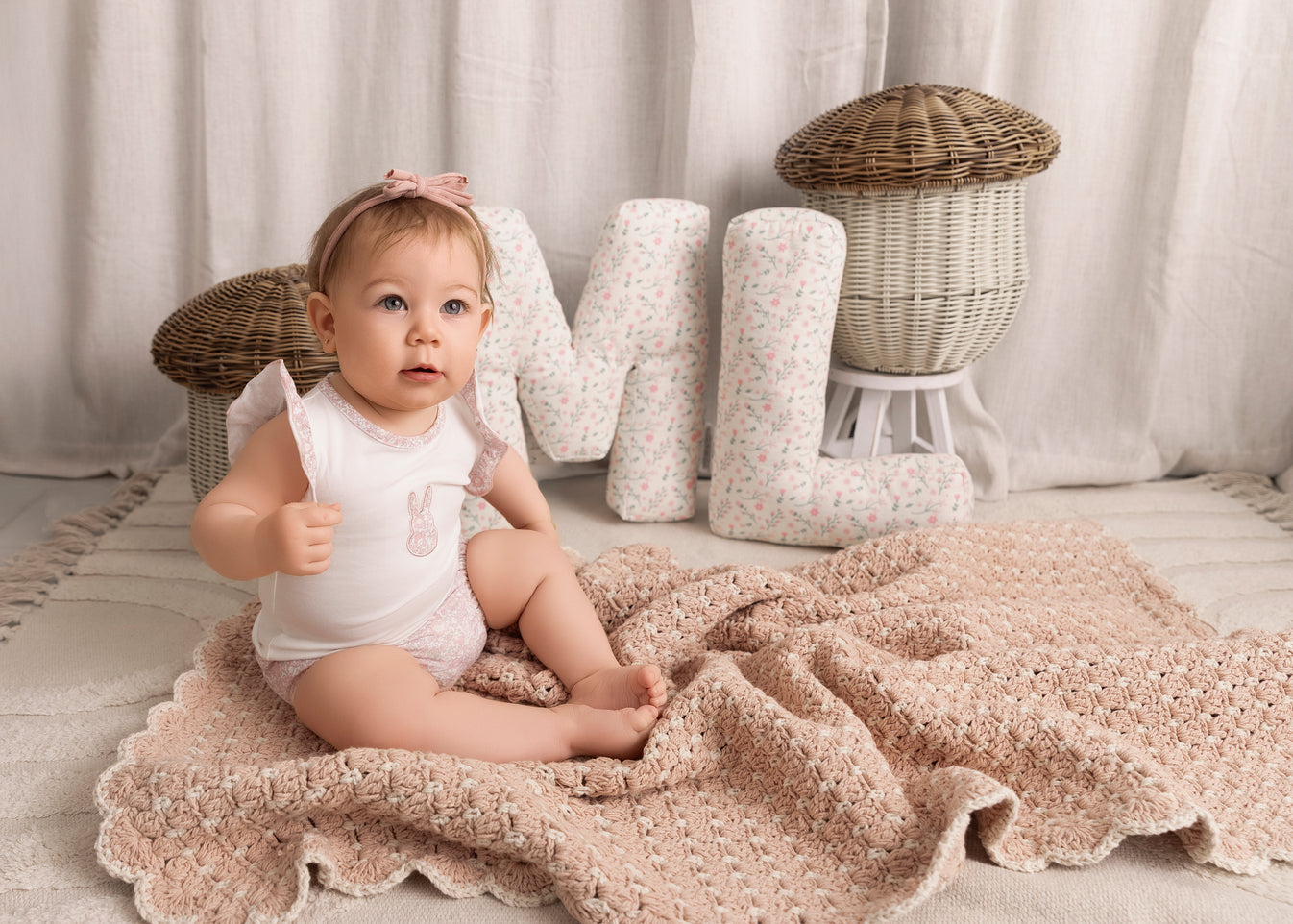 Mini Label Liberty Bunny Girl 2pc Set