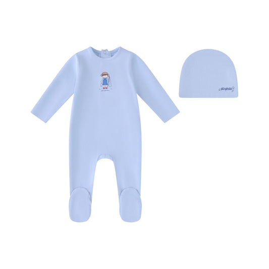Mini Label Boy Fisherman Footie & Hat