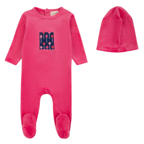 Bondoux Lollipop Girl Footie & Hat