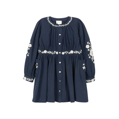 Looms Floral Embroidered Dress