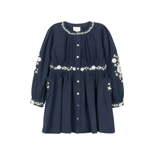 Looms Floral Embroidered Romper