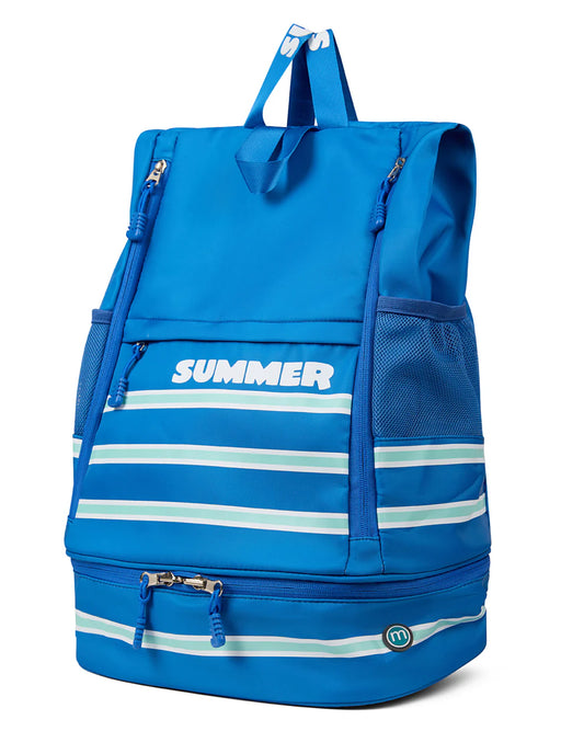 Memoi Summer Striped Camp Bag