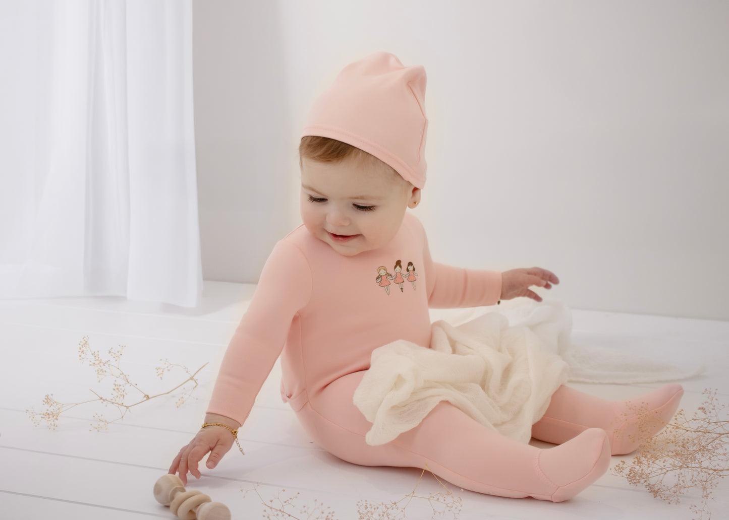 Mini Label Dancing Dolls Girl Footie