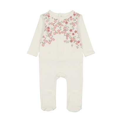 Maniere Assymetrical Floral Footie