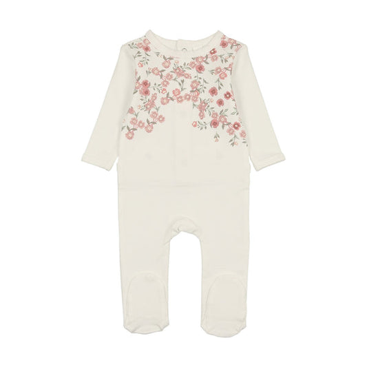Maniere Assymetrical Floral Footie