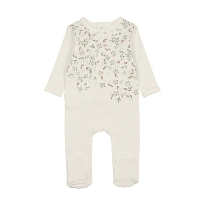 Maniere Assymetrical Leaves Footie