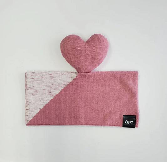 Winx+Blinx Mauve Heart Knit Lovey