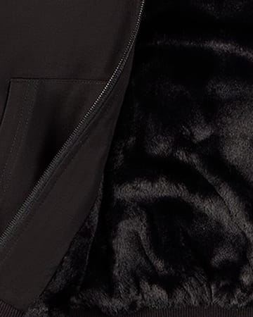 MeMoi Faux Fur Zip Up Bomber Jacket