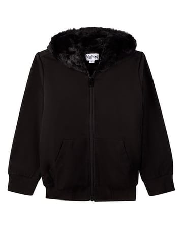 MeMoi Kids Faux Fur Zip Up Hoodie