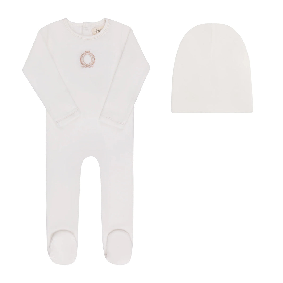 Aurora Metallic Crest Footie & Beanie (g)