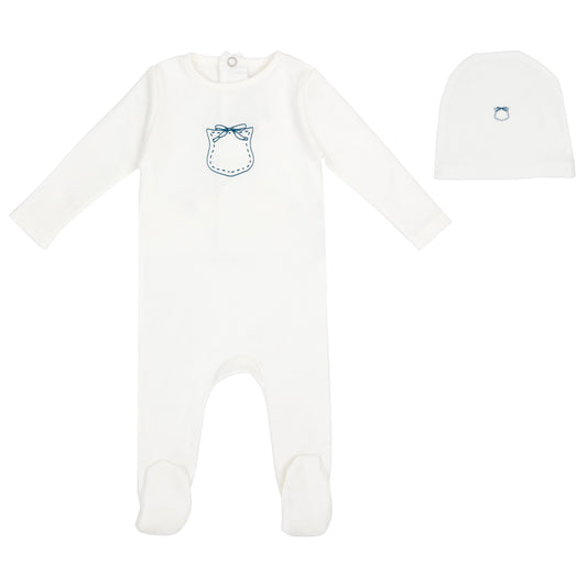 Mini Label Mini Pocket Footie & Beanie Boy