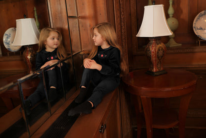 Miss Mini Embroidered Shabbos Set - Girls
