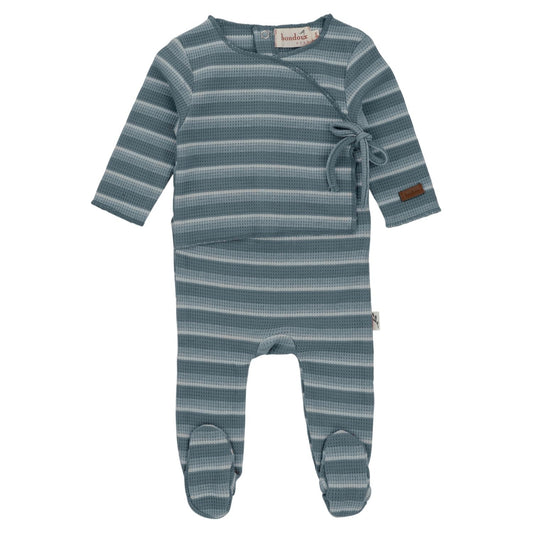 Bondoux Multicolored Wrap Footie Boy