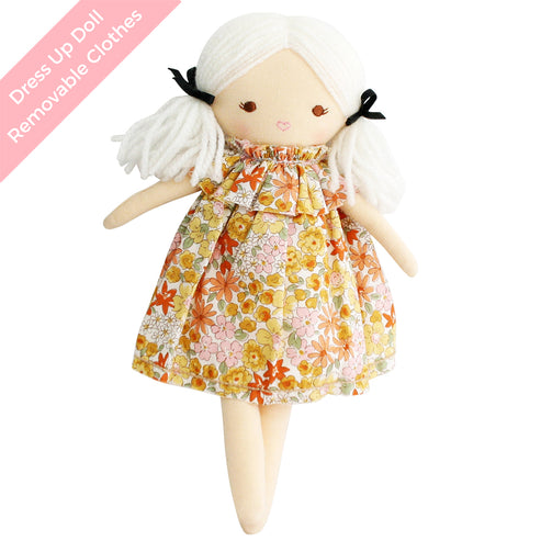 Alimrose Mini Matilda, Asleep Awake (24cm, Sweet Marigold)
