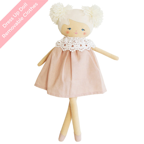 Alimrose Aggie Doll (45cm, Pale Pink)