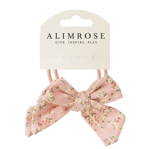 Alimrose Bow Hair Tie Set (Posy Heart)