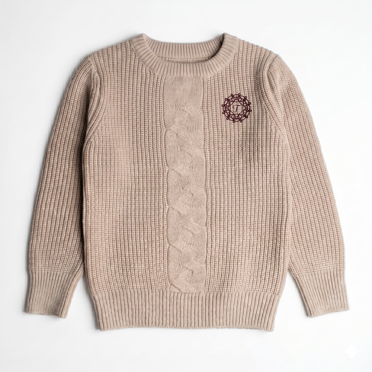 Tiny Too Oatmeal Knitted Sweater