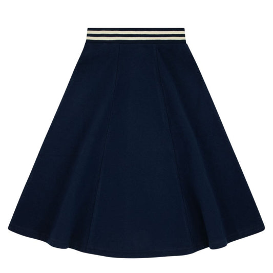 Bondoux Varsity Navy Skirt