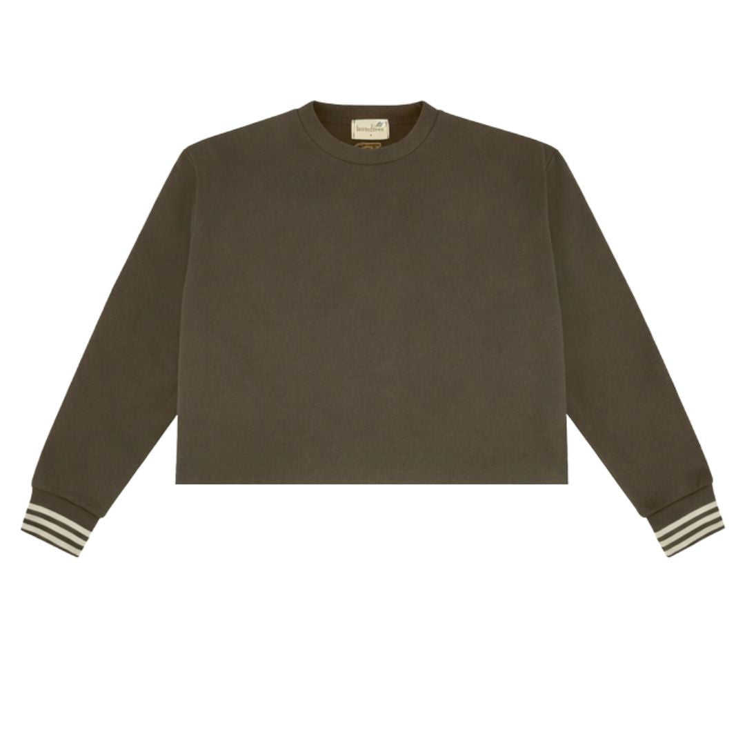 Bondoux Varsity Khaki Girl Top