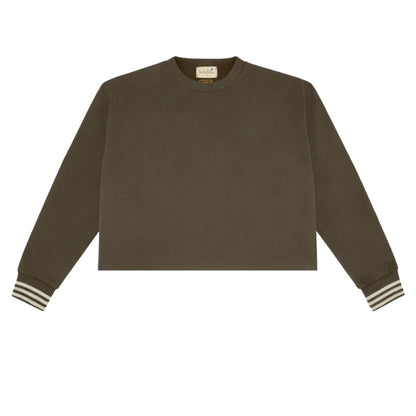 Bondoux Varsity Khaki Girl Top