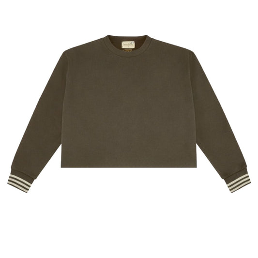 Bondoux Varsity Khaki Girl Top