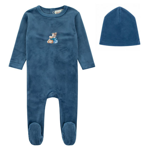 Bondoux Doll Footie W/ Hat