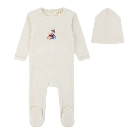 Bondoux Doll Cream Footie (g)