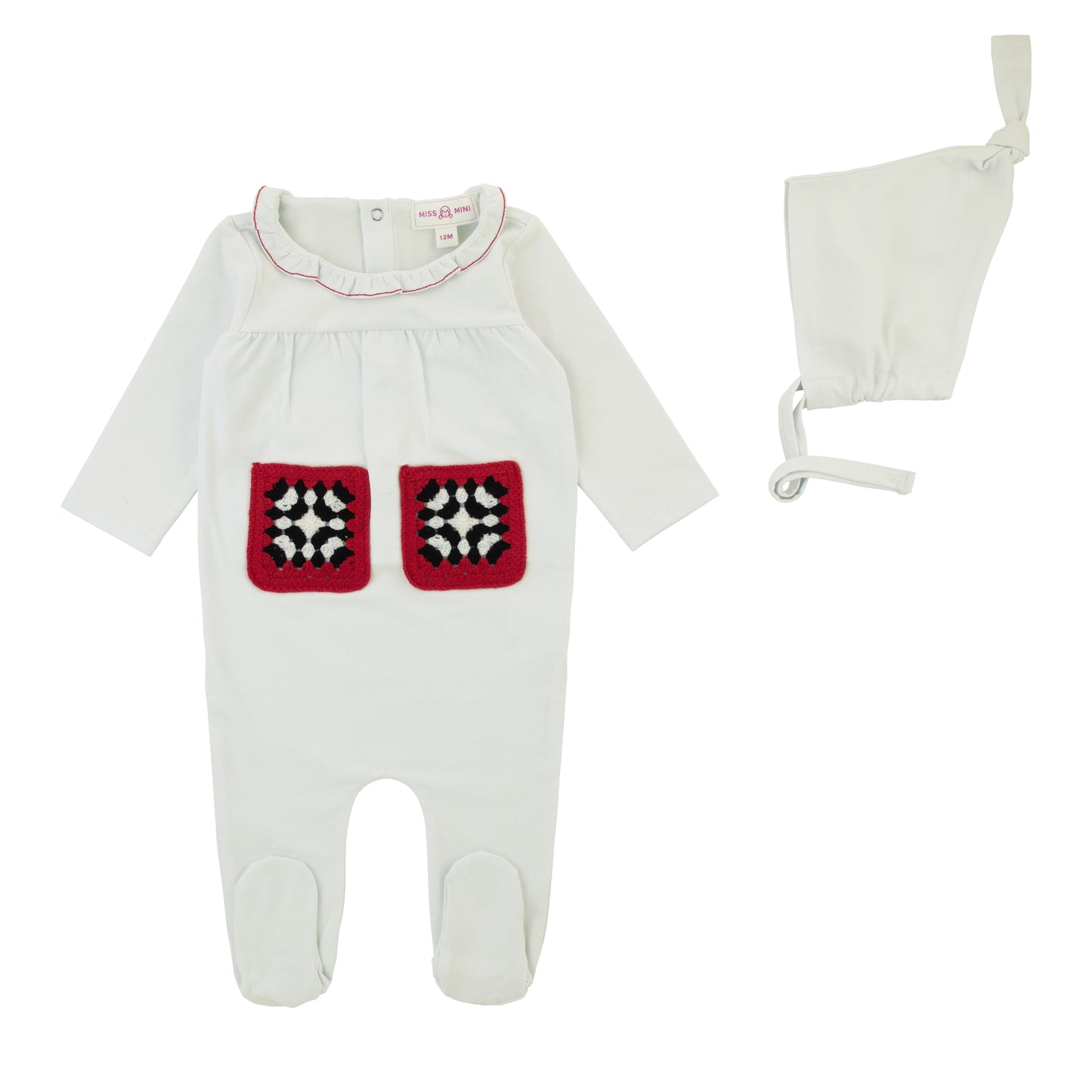 Miss Mini Patch Stretchie & Hat (girl)