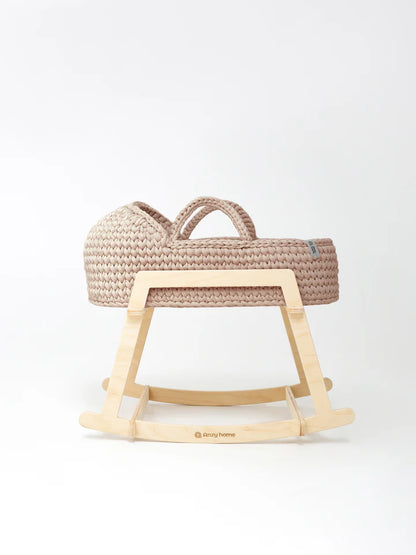Anzy Doll Moses Basket with Rocking Stand