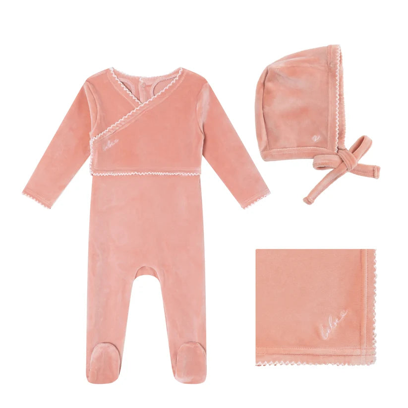 Mini Label Velour Classic 3pc Set (g)