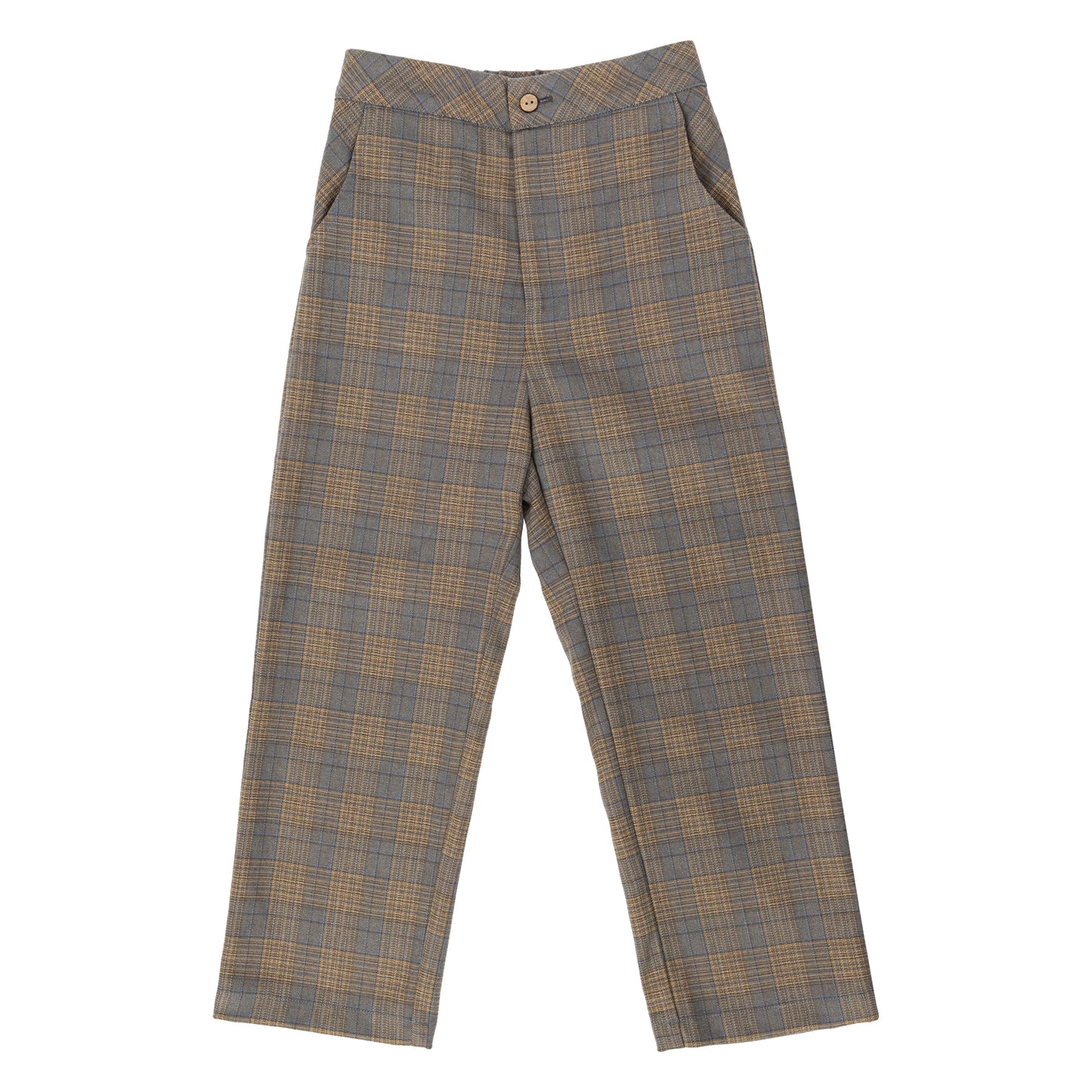 Pin Cord Plaid Pants