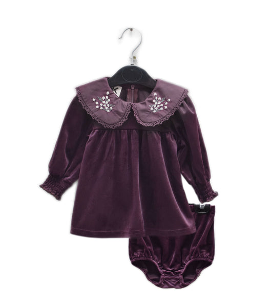 Buckingham Plum Baby Set