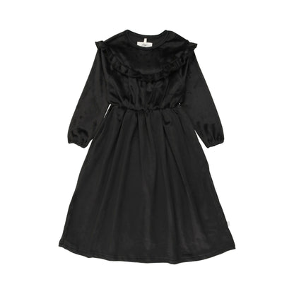 Pouf Velour Ruffle Robe