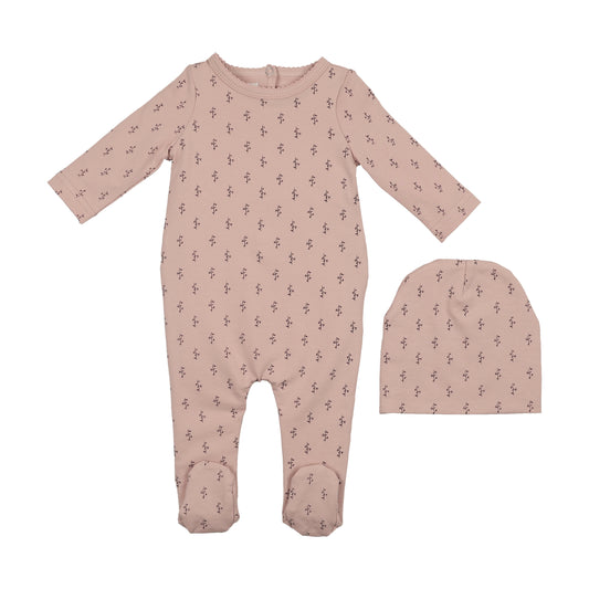Maniere Printed Floral Footie