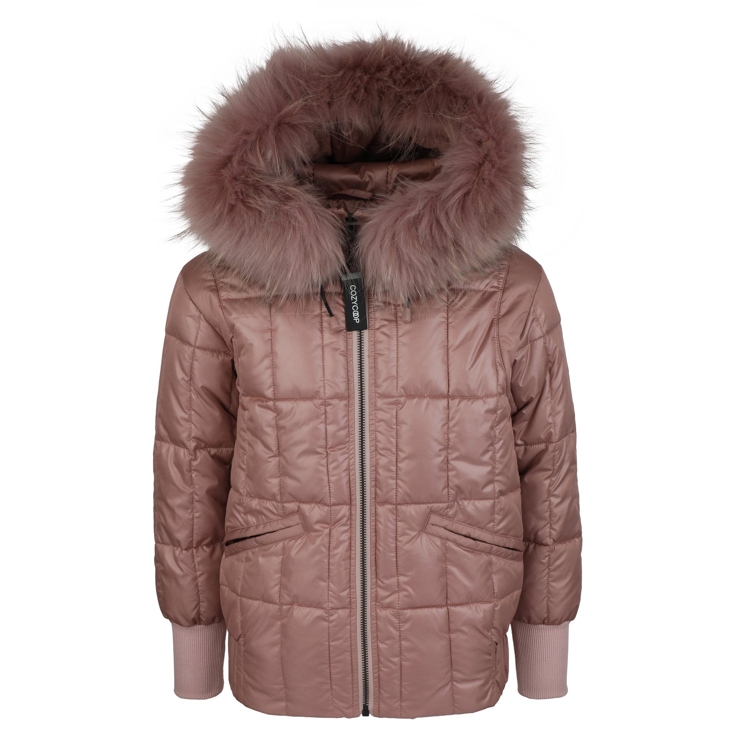 Cozy Coop Quilted Coat - Down Filled  Girl