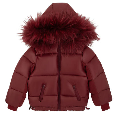 Bondoux Ribbed Detail Jacket (girl)