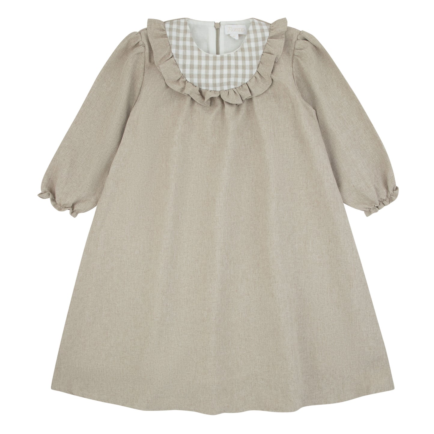 Rompp Gingham Dress 3/4 Sleeves