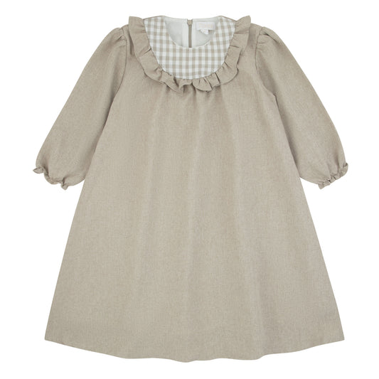 Rompp Gingham Dress 3/4 Sleeves