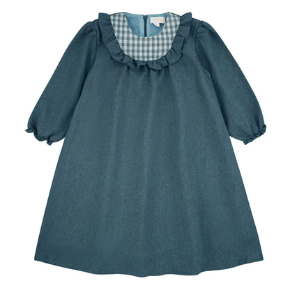 Rompp Gingham Dress 3/4 Sleeves