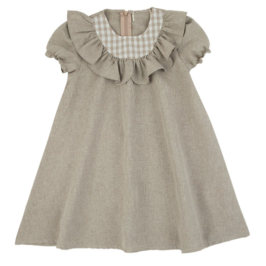 Rompp Gingham Dress Short Sleeves