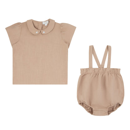 Rompp Textured Baby Girl 2 Pc Set